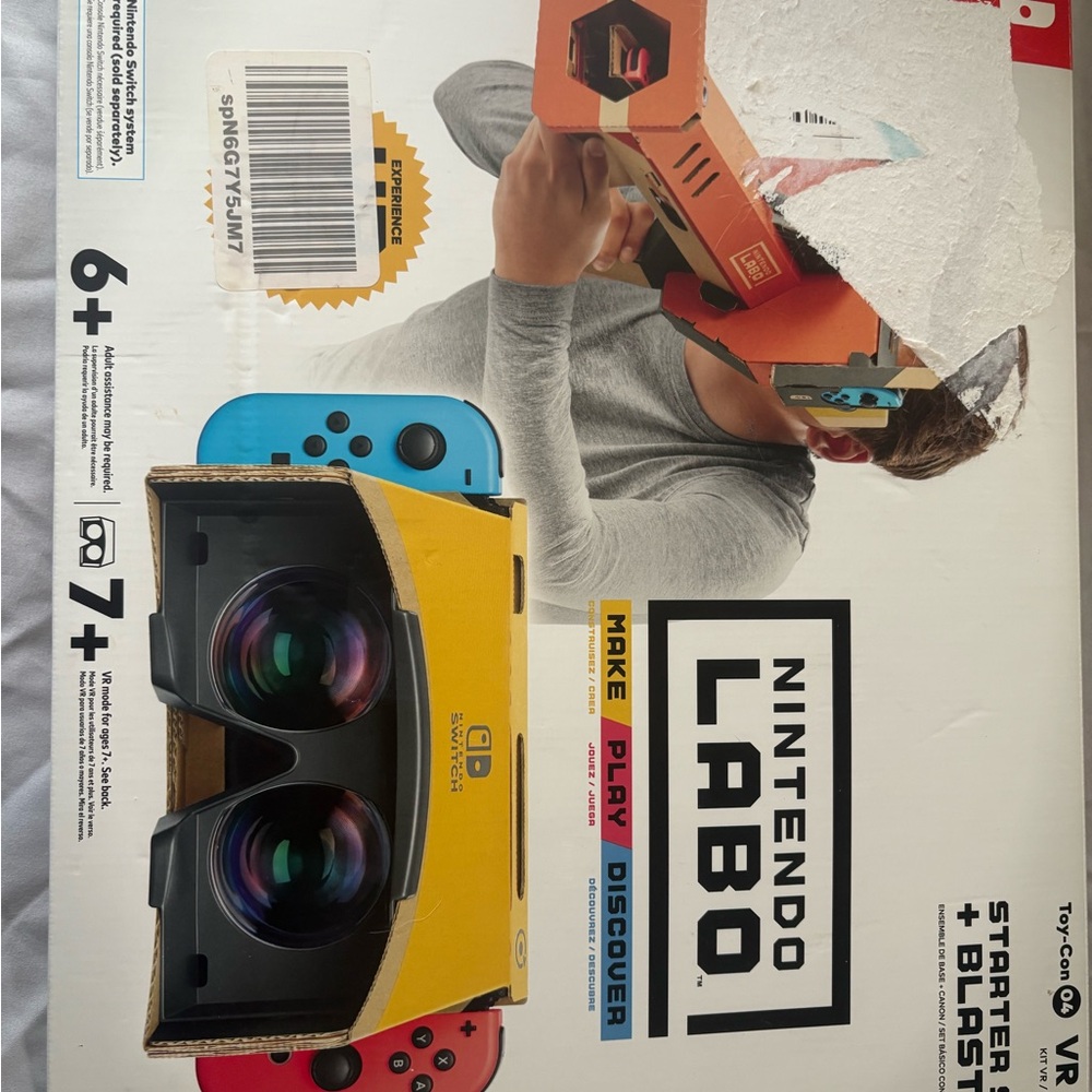 Nintendo Labo VR Starter Set and blaster kit